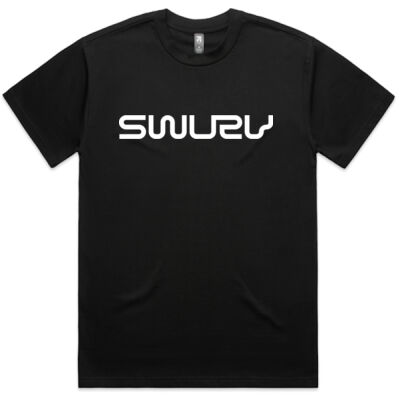 SWURV - Heavyweight Logo Tee (Black) Thumbnail