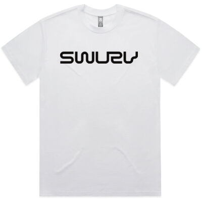 SWURV - Heavyweight Logo Tee (White) Thumbnail